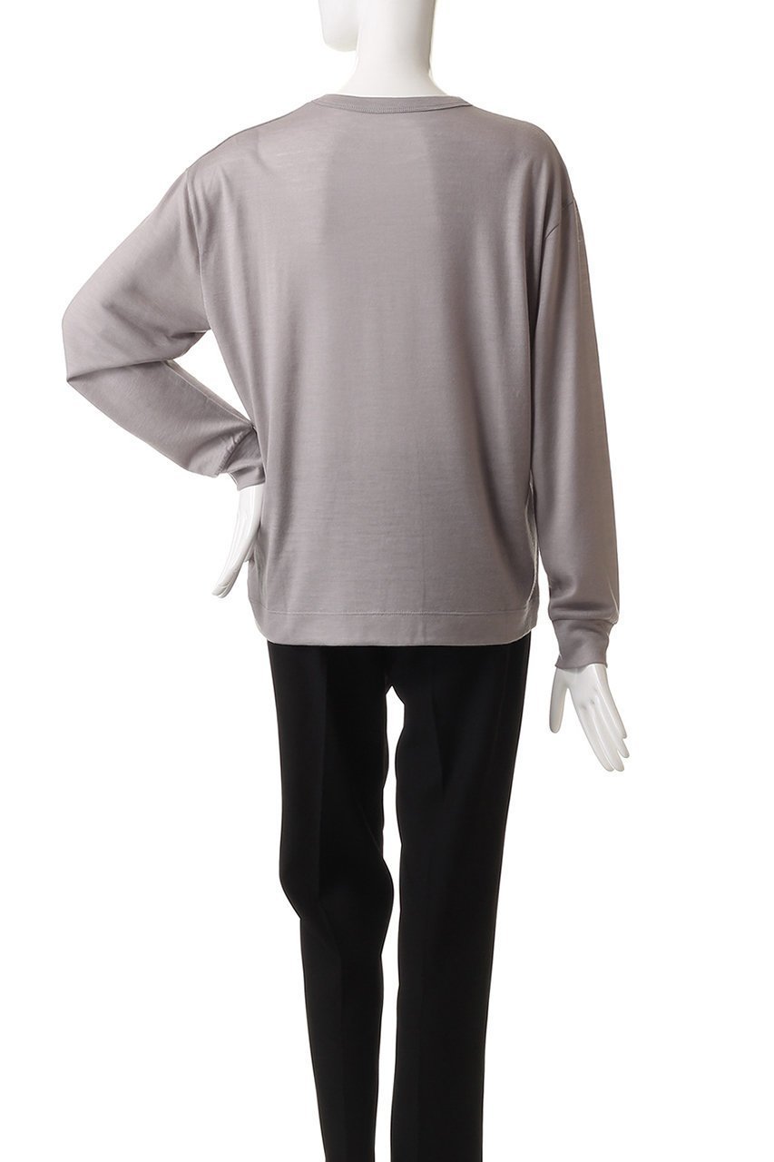 【スローン/SLOANE】の【UNISEX】ウール天竺 ニット長袖Tシャツ 人気、トレンドファッション・服の通販 founy(ファニー) ファッション Fashion レディースファッション Fashion for Women トップス・カットソー Cut & Sew Tops ニット Knit Tops & Sweaters シャツ・ブラウス・オフィスカジュアル Elegant Blouses & Button-Ups ロングTシャツ・Tシャツ Longline T-Shirts & Tees カジュアルプルオーバー・ニットトップス Pullovers & Knit Tops / Casual Pullovers ユニセックス Unisex, Genderless なめらか Smooth, Silky Texture インナー Innerwear カフス Cuff Design シンプル Simple, Minimal ストレッチ Stretch, Stretchy Fabric 長袖 Long Sleeve, Full Sleeve other-4|ID: prp329100004643601 ipo3291000000036867852