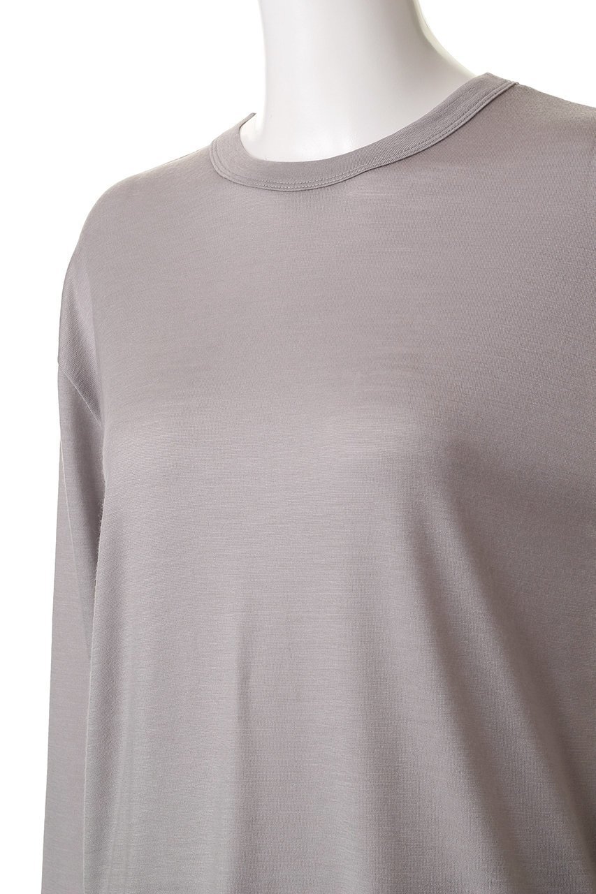 【スローン/SLOANE】の【UNISEX】ウール天竺 ニット長袖Tシャツ 人気、トレンドファッション・服の通販 founy(ファニー) ファッション Fashion レディースファッション Fashion for Women トップス・カットソー Cut & Sew Tops ニット Knit Tops & Sweaters シャツ・ブラウス・オフィスカジュアル Elegant Blouses & Button-Ups ロングTシャツ・Tシャツ Longline T-Shirts & Tees カジュアルプルオーバー・ニットトップス Pullovers & Knit Tops / Casual Pullovers ユニセックス Unisex, Genderless なめらか Smooth, Silky Texture インナー Innerwear カフス Cuff Design シンプル Simple, Minimal ストレッチ Stretch, Stretchy Fabric 長袖 Long Sleeve, Full Sleeve other-5|ID: prp329100004643601 ipo3291000000036867853