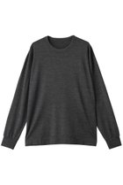 【スローン/SLOANE】の【UNISEX】ウール天竺 ニット長袖Tシャツ ミディアムグレー|ID: prp329100004643601 ipo3291000000037237087