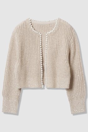 【ハウス オブ ロータス/HOUSE OF LOTUS】のハンドクロシェットボタンカーディガン 人気、トレンドファッション・服の通販 founy(ファニー) ファッション Fashion レディースファッション Fashion for Women トップス・カットソー Cut & Sew Tops ニット Knit Tops & Sweaters カーディガン・羽織り Layered Style Cardigans 2025年 2025 2025-2026秋冬・A/W Autumn/Winter 2025–26 AW25–26 アクセサリー Fashion Accessories カーディガン Cardigan, Knitwear ショート Short, Short Length スパンコール Sequins, Sequin Embellishment ダウン Down, Puffer ボレロ Bolero, Short Cardigan エレガント 上品 Elegant A/W・秋冬 Autumn/Winter |ID:prp329100004643604