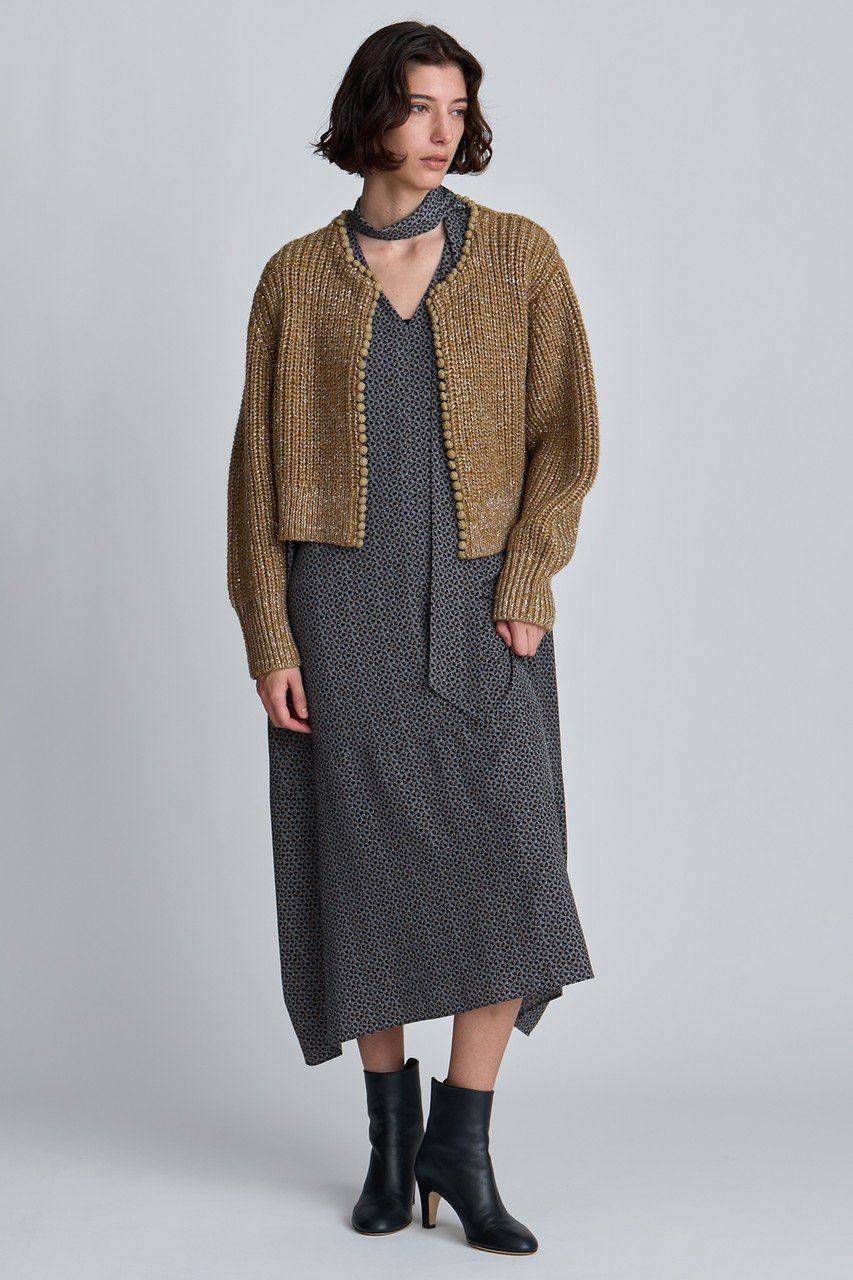 【ハウス オブ ロータス/HOUSE OF LOTUS】のハンドクロシェットボタンカーディガン 人気、トレンドファッション・服の通販 founy(ファニー) ファッション Fashion レディースファッション Fashion for Women トップス・カットソー Cut & Sew Tops ニット Knit Tops & Sweaters カーディガン・羽織り Layered Style Cardigans アクセサリー Fashion Accessories カーディガン Cardigan, Knitwear ショート Short, Short Length スパンコール Sequins, Sequin Embellishment ダウン Down, Puffer ボレロ Bolero, Short Cardigan エレガント 上品 Elegant other-6|ID: prp329100004643604 ipo3291000000033639854