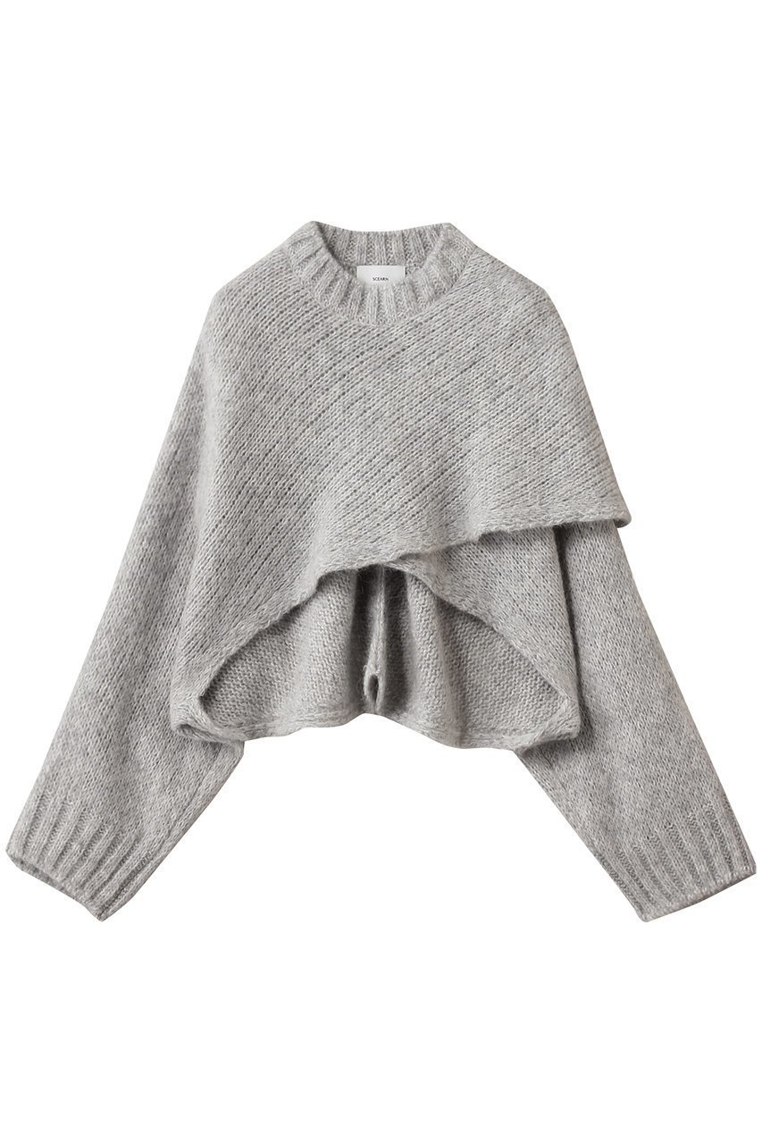 【セアン/SCEARN】のHAIRY BABY ALPACA ニット 人気、トレンドファッション・服の通販 founy(ファニー) ファッション Fashion レディースファッション Fashion for Women トップス・カットソー Cut & Sew Tops ニット Knit Tops & Sweaters カジュアルプルオーバー・ニットトップス Pullovers & Knit Tops / Casual Pullovers ショート Short, Short Length シンプル Simple, Minimal ベビー Baby, Babywear リュクス Luxury, Elegant, High-End, Chic other-1|ID: prp329100004643606 ipo3291000000035947468