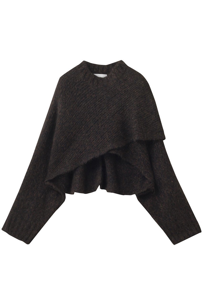 【セアン/SCEARN】のHAIRY BABY ALPACA ニット インテリア・キッズ・メンズ・レディースファッション・服の通販 founy(ファニー) ファッション Fashion レディースファッション Fashion for Women トップス・カットソー Cut & Sew Tops ニット Knit Tops & Sweaters カジュアルプルオーバー・ニットトップス Pullovers & Knit Tops / Casual Pullovers ショート Short, Short Length シンプル Simple, Minimal ベビー Baby, Babywear リュクス Luxury, Elegant, High-End, Chic Brown|ID: prp329100004643606 ipo3291000000035947470