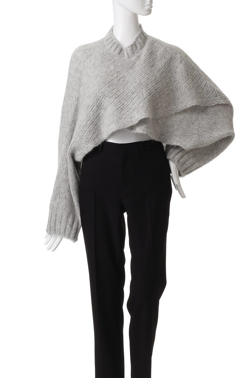 【セアン/SCEARN】のHAIRY BABY ALPACA ニット 人気、トレンドファッション・服の通販 founy(ファニー) ファッション Fashion レディースファッション Fashion for Women トップス・カットソー Cut & Sew Tops ニット Knit Tops & Sweaters カジュアルプルオーバー・ニットトップス Pullovers & Knit Tops / Casual Pullovers ショート Short, Short Length シンプル Simple, Minimal ベビー Baby, Babywear リュクス Luxury, Elegant, High-End, Chic other-2|ID: prp329100004643606 ipo3291000000035983178