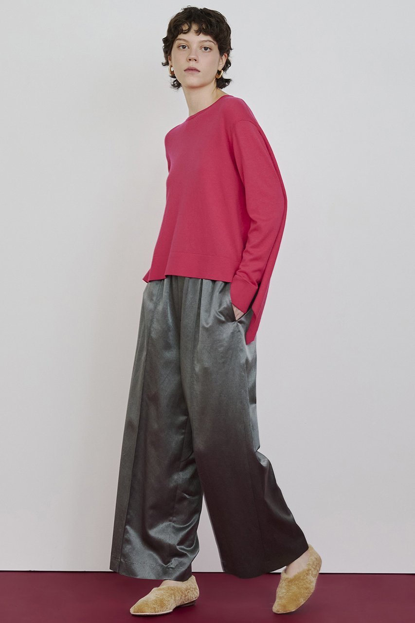 【ハウス オブ ロータス/HOUSE OF LOTUS】のピグメントバイオピンタックパンツ 人気、トレンドファッション・服の通販 founy(ファニー) 　ファッション　Fashion　レディースファッション　Fashion for Women　パンツ　Pants & Trousers　2025年　2025　2025-2026秋冬・A/W　Autumn/Winter 2025–26 AW25–26　サテン　Satin, Glossy Fabric　バランス　Balance, Style Balance　フロント　Front, Front Design　ワイド　Wide, Wide Fit　エレガント 上品　Elegant　今季　This Season, Current Season　A/W・秋冬　Autumn/Winter　other-5|ID: prp329100004643613 ipo3291000000033498358