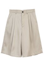 【マルティニーク/martinique】の【l heritage martinique】ラグジュアリーダブルクロスバミューダパンツ ライトベージュ|ID: prp329100004643615 ipo3291000000033806276