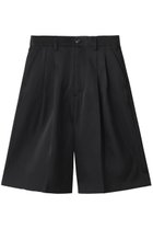 【マルティニーク/martinique】の【l heritage martinique】ラグジュアリーダブルクロスバミューダパンツ ブラック|ID: prp329100004643615 ipo3291000000036065646