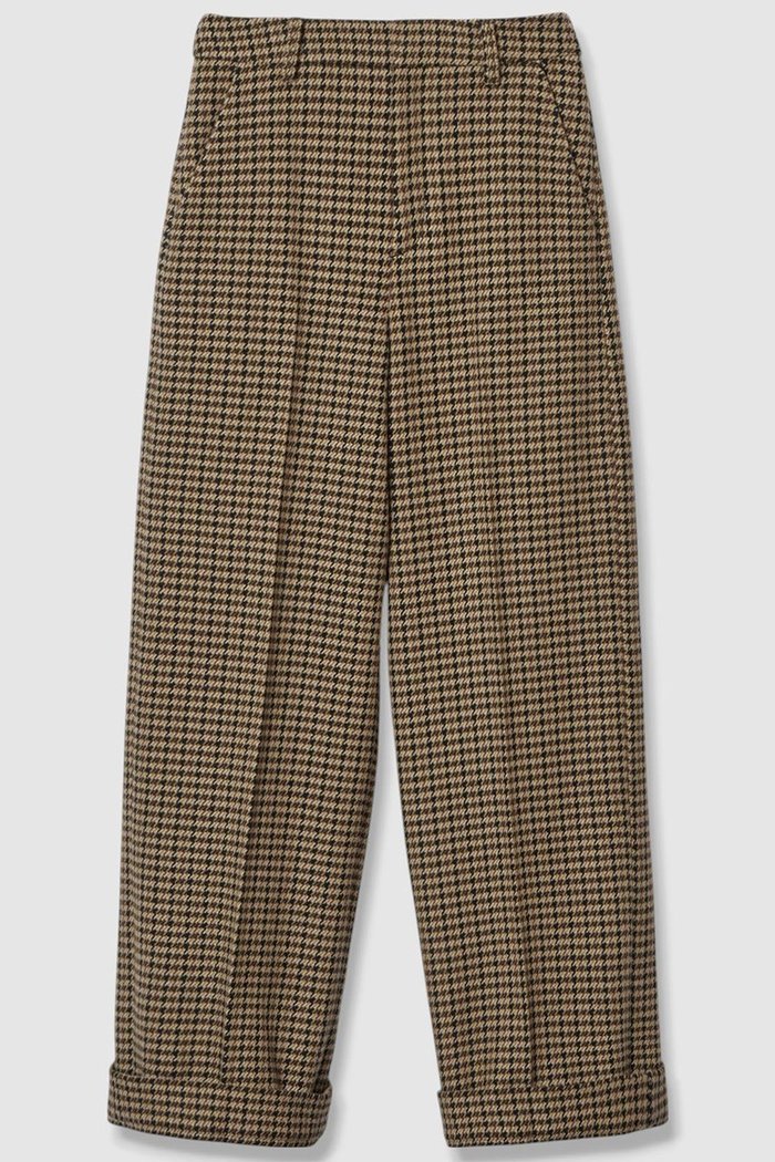 【アルアバイル/allureville】の【LOULOU WILLOUGHBY】ガンクラブチェックワイドパンツ インテリア・キッズ・メンズ・レディースファッション・服の通販 founy(ファニー) https://founy.com/ ファッション Fashion レディースファッション Fashion for Women パンツ Pants & Trousers ジャケット Jacket, Outerwear セットアップ Set-Up, Coordinated Outfit チェック Check, Plaid, Tartan トレンド Trend, Trending Now フェミニン Feminine, Girly マニッシュ Mannish, Boyish ワイド Wide, Wide Fit |ID: prp329100004643618 ipo3291000000036203418