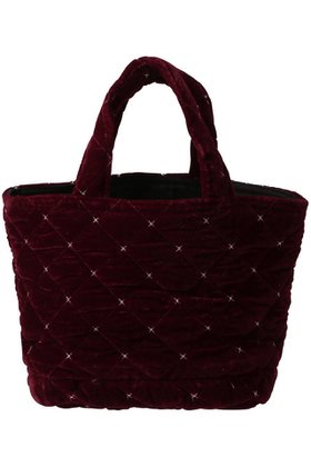 【マリュス/MALUS】 ベルベット キルティング ミニトートバッグ人気、トレンドファッション・服の通販 founy(ファニー) ファッション Fashion レディースファッション Fashion for Women バッグ Bags キルティング Quilted, Quilting クッション Cushion, Throw Pillow ベルベット Velvet, Velvety |ID:prp329100004644391