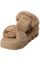【スティーブマデン/STEVE MADDEN】のBONKERS-F ファー厚底サンダル 人気、トレンドファッション・服の通販 founy(ファニー) ファッション Fashion レディースファッション Fashion for Women カッティング Cutting Detail サンダル Sandals, Summer Shoes ソックス Socks, Hosiery タイツ Tights, Legwear 再入荷 Restock / Back in Stock 厚底 Platform Shoes thumbnail TAN|ID: prp329100004644396 ipo3291000000036064063