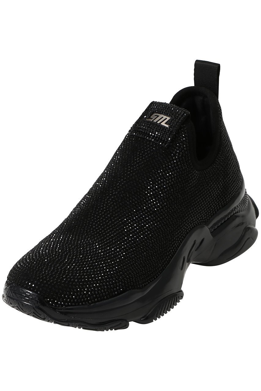 【スティーブマデン/STEVE MADDEN】のMYTHICAL グリッタースリッポンスニーカー インテリア・キッズ・メンズ・レディースファッション・服の通販 founy(ファニー) 　ファッション　Fashion　レディースファッション　Fashion for Women　2025年　2025　2025-2026秋冬・A/W　Autumn/Winter 2025–26 AW25–26　グリッター　Glitter, Sparkle　スニーカー　Sneakers, Trainers　フィット　Fit, Slim Fit　ラグジュアリー　Luxury, Elegant　エレガント 上品　Elegant　A/W・秋冬　Autumn/Winter　BLK/BLK|ID: prp329100004644397 ipo3291000000033510149