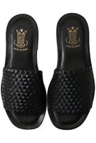 【エスメラルダ/Esmeralda】の【BONTRE】クロス編み込みサンダル ブラック|ID:prp329100004644399