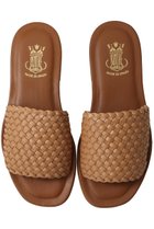 【エスメラルダ/Esmeralda】の【BONTRE】クロス編み込みサンダル ブラウン|ID:prp329100004644399