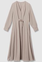 【アナイ/ANAYI】のウールジョーゼットフロントタック ワンピース 人気、トレンドファッション・服の通販 founy(ファニー) ファッション Fashion レディースファッション Fashion for Women ワンピース Dresses チュニック Tunic Tops & Dresses カフス Cuff Design シルク Silk, 100% Silk ジョーゼット Georgette, Semi-Sheer Fabric チュニック Tunic, Long Top デコルテ Décolleté, Neckline フレア Flare, Flared ペチコート Petticoat, Underskirt メタル Metal, Metal Parts ロング Long, Long-Length A/W・秋冬 Autumn/Winter 2025年 2025 2025-2026秋冬・A/W Autumn/Winter 2025–26 AW25–26 |ID:prp329100004644403