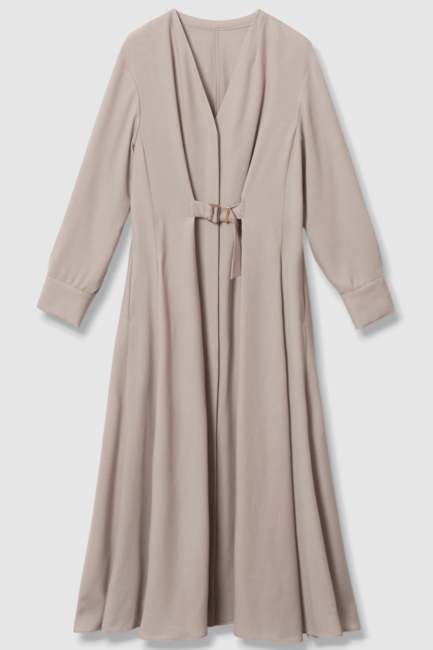 【アナイ/ANAYI】のウールジョーゼットフロントタック ワンピース 人気、トレンドファッション・服の通販 founy(ファニー) 　ファッション　Fashion　レディースファッション　Fashion for Women　ワンピース　Dresses　チュニック　Tunic Tops & Dresses　カフス　Cuff Design　シルク　Silk, 100% Silk　ジョーゼット　Georgette, Semi-Sheer Fabric　チュニック　Tunic, Long Top　デコルテ　Décolleté, Neckline　フレア　Flare, Flared　ペチコート　Petticoat, Underskirt　メタル　Metal, Metal Parts　ロング　Long, Long-Length　A/W・秋冬　Autumn/Winter　2025年　2025　2025-2026秋冬・A/W　Autumn/Winter 2025–26 AW25–26　 other-1|ID: prp329100004644403 ipo3291000000033510196
