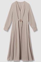 【アナイ/ANAYI】のウールジョーゼットフロントタック ワンピース 人気、トレンドファッション・服の通販 founy(ファニー) ファッション Fashion レディースファッション Fashion for Women ワンピース Dresses チュニック Tunic Tops & Dresses カフス Cuff Design シルク Silk, 100% Silk ジョーゼット Georgette, Semi-Sheer Fabric チュニック Tunic, Long Top デコルテ Décolleté, Neckline フレア Flare, Flared ペチコート Petticoat, Underskirt メタル Metal, Metal Parts ロング Long, Long-Length A/W・秋冬 Autumn/Winter 2025年 2025 2025-2026秋冬・A/W Autumn/Winter 2025–26 AW25–26 thumbnail グレージュ|ID: prp329100004644403 ipo3291000000033510197
