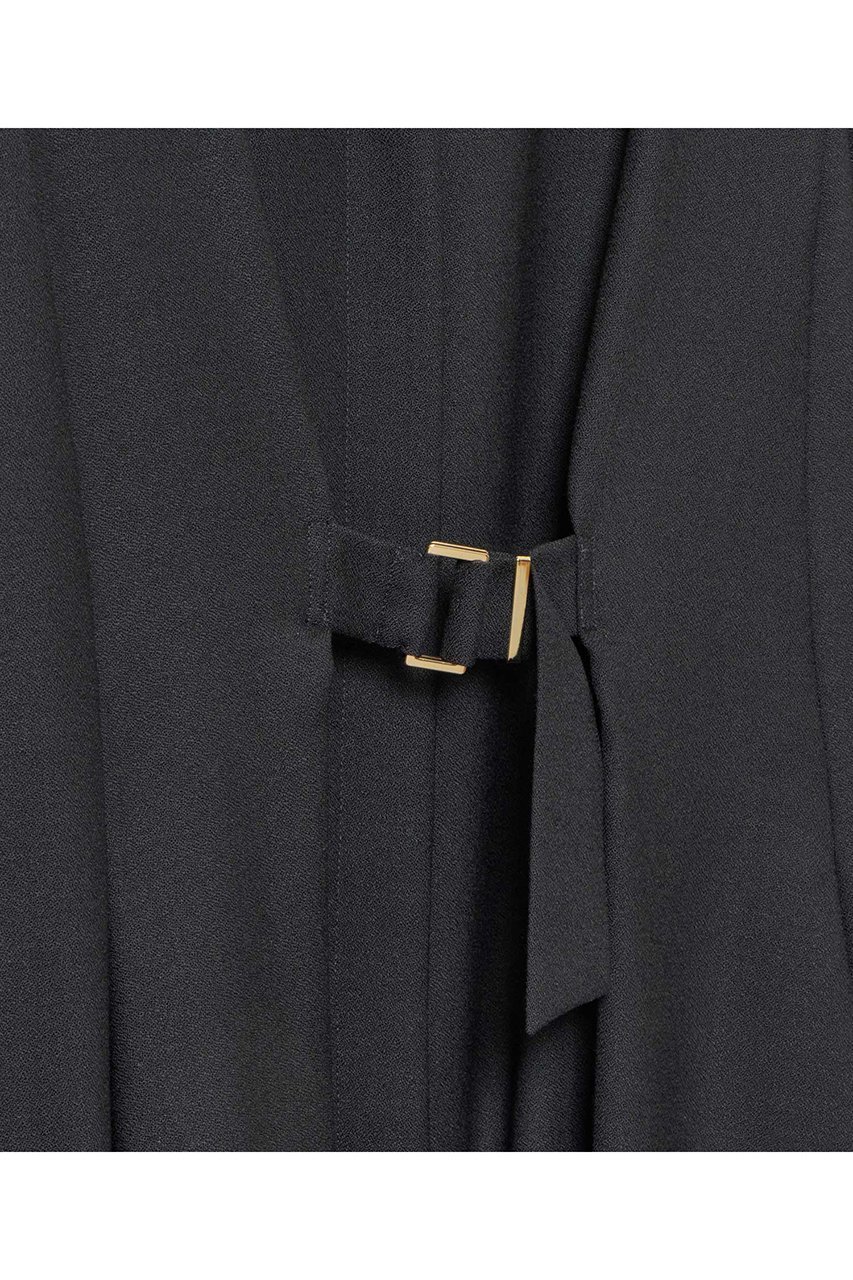【アナイ/ANAYI】のウールジョーゼットフロントタック ワンピース 人気、トレンドファッション・服の通販 founy(ファニー) 　ファッション　Fashion　レディースファッション　Fashion for Women　ワンピース　Dresses　チュニック　Tunic Tops & Dresses　カフス　Cuff Design　シルク　Silk, 100% Silk　ジョーゼット　Georgette, Semi-Sheer Fabric　チュニック　Tunic, Long Top　デコルテ　Décolleté, Neckline　フレア　Flare, Flared　ペチコート　Petticoat, Underskirt　メタル　Metal, Metal Parts　ロング　Long, Long-Length　A/W・秋冬　Autumn/Winter　2025年　2025　2025-2026秋冬・A/W　Autumn/Winter 2025–26 AW25–26　other-4|ID: prp329100004644403 ipo3291000000033510203