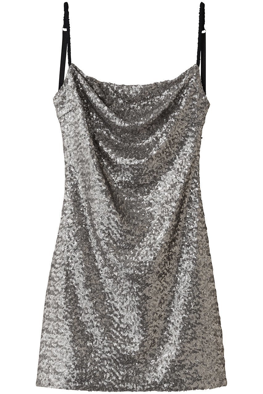 【カオス/Chaos】の【ANNA OCTOBER】マドレーヌドレス インテリア・キッズ・メンズ・レディースファッション・服の通販 founy(ファニー) 　ファッション　Fashion　レディースファッション　Fashion for Women　ワンピース　Dresses　フォーマル・パーティードレス・結婚式用ドレス　Elegant & Casual Dresses　チュニック　Tunic Tops & Dresses　シルバー　Silver, Metallic Silver　スパンコール　Sequins, Sequin Embellishment　チュニック　Tunic, Long Top　パーティ　Party, Party Style　リボン　Ribbon, Bow　ライトグレー|ID: prp329100004644406 ipo3291000000035651940