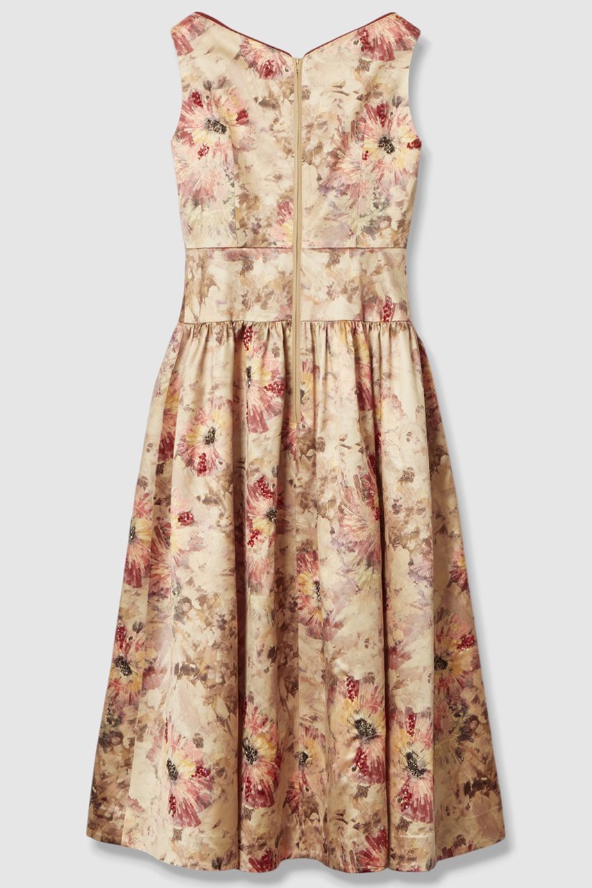 【アルアバイル/allureville】の【LOULOU WILLOUGHBY】BHARAT SILKハートネックワンピース 人気、トレンドファッション・服の通販 founy(ファニー) 　ファッション　Fashion　レディースファッション　Fashion for Women　ワンピース　Dresses　チュニック　Tunic Tops & Dresses　インド　Indian Textile　サテン　Satin, Glossy Fabric　スパンコール　Sequins, Sequin Embellishment　チュニック　Tunic, Long Top　パイピング　Piping, Trim Design　ロング　Long, Long-Length　other-2|ID: prp329100004644409 ipo3291000000035723578