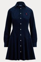 【ラルフローレン/RALPH LAUREN】の【POLO RALPH LAUREN】コットン コーデュロイ Aライン シャツドレス ネイビー|ID: prp329100004644412 ipo3291000000036226365