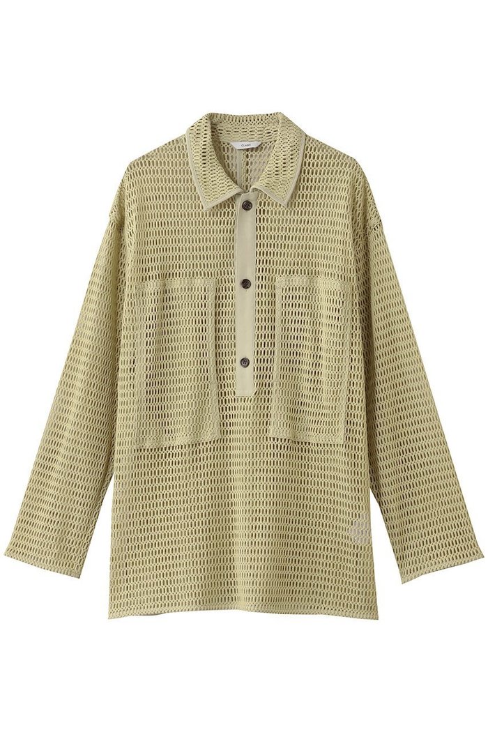 【クラネ/CLANE】のMESH POCKET OVER SHIRTS/シャツ/ブラウス インテリア・キッズ・メンズ・レディースファッション・服の通販 founy(ファニー) https://founy.com/ ファッション Fashion レディースファッション Fashion for Women トップス・カットソー Cut & Sew Tops シャツ・ブラウス・オフィスカジュアル Elegant Blouses & Button-Ups 2025年 2025 2025-2026秋冬・A/W Autumn/Winter 2025–26 AW25–26 ジョーゼット Georgette, Semi-Sheer Fabric スリーブ Sleeve, Long Sleeve / Short Sleeve ポケット Pocket, Pocket Detail メッシュ Mesh, Net Fabric ロング Long, Long-Length A/W・秋冬 Autumn/Winter |ID: prp329100004644420 ipo3291000000033510320