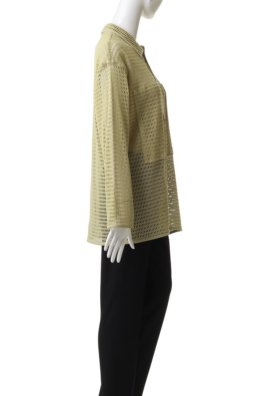 【クラネ/CLANE】のMESH POCKET OVER SHIRTS/シャツ/ブラウス 人気、トレンドファッション・服の通販 founy(ファニー) 　ファッション　Fashion　レディースファッション　Fashion for Women　トップス・カットソー　Cut & Sew Tops　シャツ・ブラウス・オフィスカジュアル　Elegant Blouses & Button-Ups　ジョーゼット　Georgette, Semi-Sheer Fabric　スリーブ　Sleeve, Long Sleeve / Short Sleeve　ポケット　Pocket, Pocket Detail　メッシュ　Mesh, Net Fabric　ロング　Long, Long-Length　other-3|ID: prp329100004644420 ipo3291000000036064123