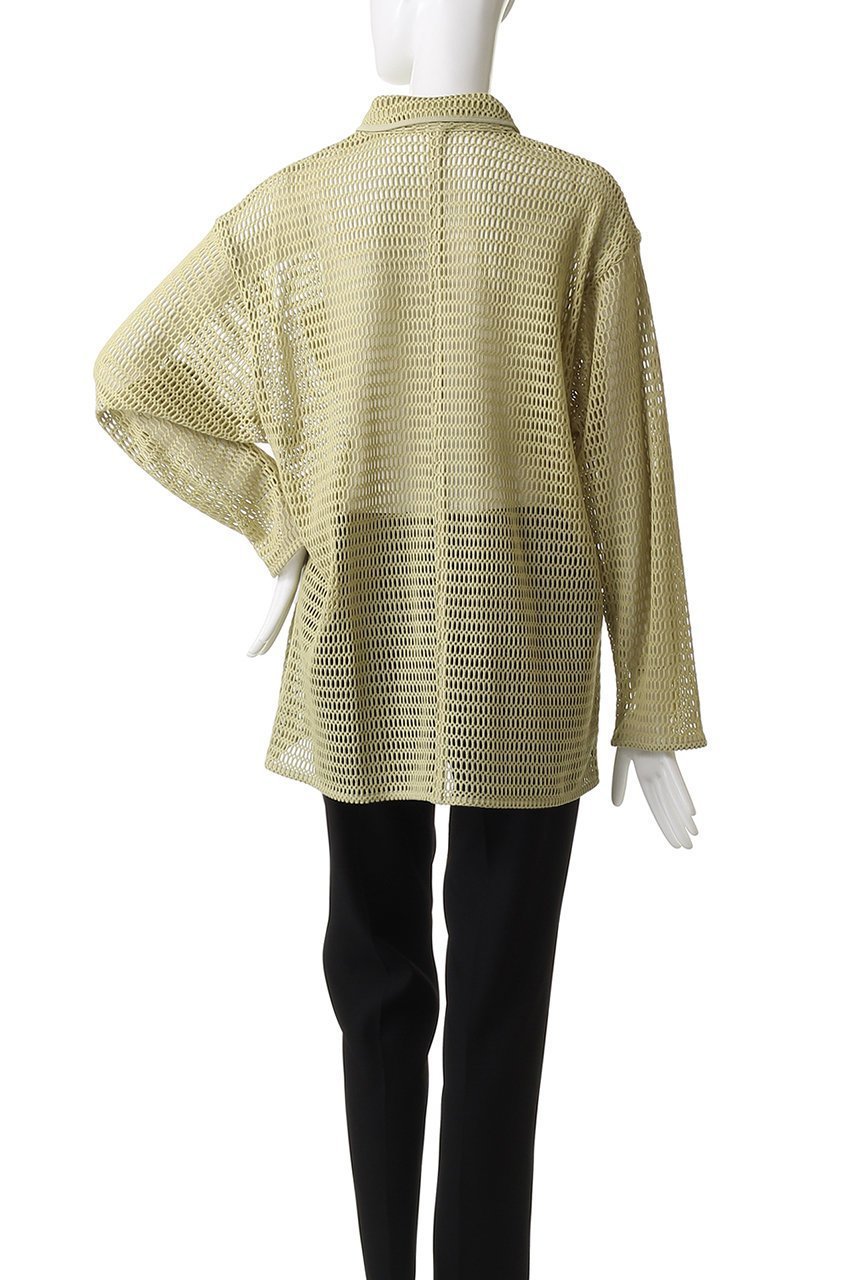 【クラネ/CLANE】のMESH POCKET OVER SHIRTS/シャツ/ブラウス 人気、トレンドファッション・服の通販 founy(ファニー) 　ファッション　Fashion　レディースファッション　Fashion for Women　トップス・カットソー　Cut & Sew Tops　シャツ・ブラウス・オフィスカジュアル　Elegant Blouses & Button-Ups　ジョーゼット　Georgette, Semi-Sheer Fabric　スリーブ　Sleeve, Long Sleeve / Short Sleeve　ポケット　Pocket, Pocket Detail　メッシュ　Mesh, Net Fabric　ロング　Long, Long-Length　other-4|ID: prp329100004644420 ipo3291000000036064124