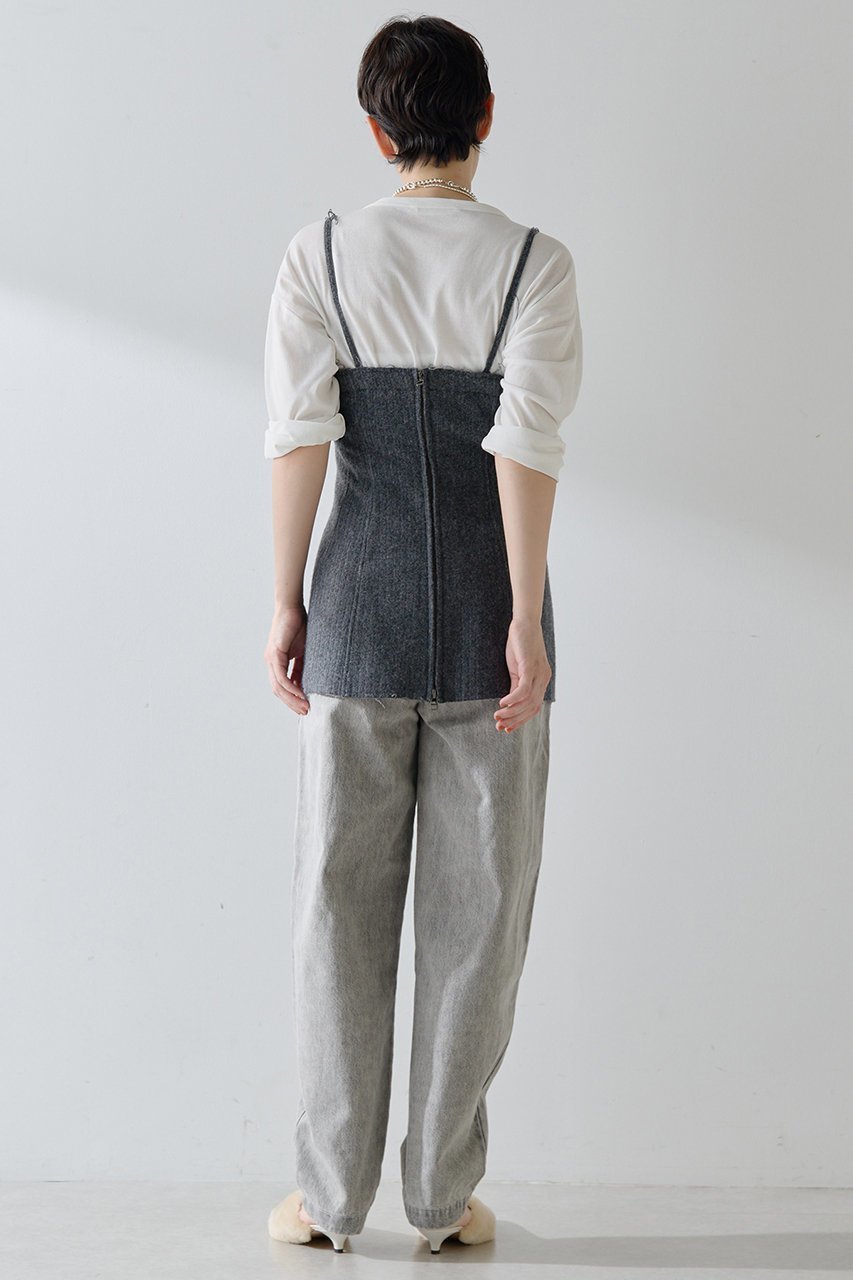 【ウィムガゼット/Whim Gazette】のウールピケトップ 人気、トレンドファッション・服の通販 founy(ファニー) 　ファッション　Fashion　レディースファッション　Fashion for Women　トップス・カットソー　Cut & Sew Tops　キャミソール&ノースリーブ　Camisoles & Sleeveless Tops　シャツ・ブラウス・オフィスカジュアル　Elegant Blouses & Button-Ups　2025年　2025　2025-2026秋冬・A/W　Autumn/Winter 2025–26 AW25–26　カットソー　Cut and Sewn Top　コーデュロイ　Corduroy, Cord Fabric　ノースリーブ　Sleeveless, No-Sleeve　ラップ　Wrap, Wrap Design　ワイヤー　Wire, Wired Bra　A/W・秋冬　Autumn/Winter　other-4|ID: prp329100004644424 ipo3291000000033510349