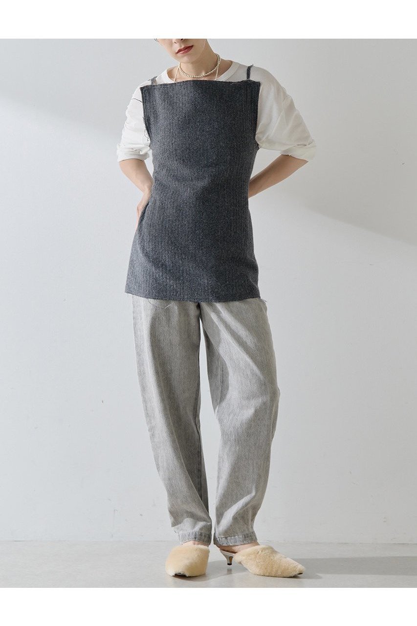 【ウィムガゼット/Whim Gazette】のウールピケトップ 人気、トレンドファッション・服の通販 founy(ファニー) 　ファッション　Fashion　レディースファッション　Fashion for Women　トップス・カットソー　Cut & Sew Tops　キャミソール&ノースリーブ　Camisoles & Sleeveless Tops　シャツ・ブラウス・オフィスカジュアル　Elegant Blouses & Button-Ups　2025年　2025　2025-2026秋冬・A/W　Autumn/Winter 2025–26 AW25–26　カットソー　Cut and Sewn Top　コーデュロイ　Corduroy, Cord Fabric　ノースリーブ　Sleeveless, No-Sleeve　ラップ　Wrap, Wrap Design　ワイヤー　Wire, Wired Bra　A/W・秋冬　Autumn/Winter　other-5|ID: prp329100004644424 ipo3291000000033510350