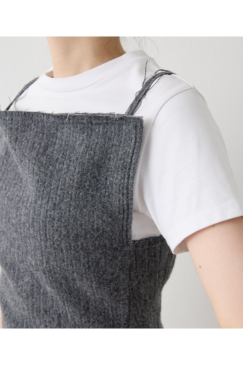 【ウィムガゼット/Whim Gazette】のウールピケトップ 人気、トレンドファッション・服の通販 founy(ファニー) 　ファッション　Fashion　レディースファッション　Fashion for Women　トップス・カットソー　Cut & Sew Tops　キャミソール&ノースリーブ　Camisoles & Sleeveless Tops　シャツ・ブラウス・オフィスカジュアル　Elegant Blouses & Button-Ups　2025年　2025　2025-2026秋冬・A/W　Autumn/Winter 2025–26 AW25–26　カットソー　Cut and Sewn Top　コーデュロイ　Corduroy, Cord Fabric　ノースリーブ　Sleeveless, No-Sleeve　ラップ　Wrap, Wrap Design　ワイヤー　Wire, Wired Bra　A/W・秋冬　Autumn/Winter　other-7|ID: prp329100004644424 ipo3291000000033510352