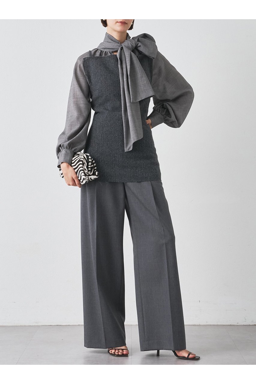 【ウィムガゼット/Whim Gazette】のボウタイブラウス 人気、トレンドファッション・服の通販 founy(ファニー) 　ファッション　Fashion　レディースファッション　Fashion for Women　トップス・カットソー　Cut & Sew Tops　シャツ・ブラウス・オフィスカジュアル　Elegant Blouses & Button-Ups　2025年　2025　2025-2026秋冬・A/W　Autumn/Winter 2025–26 AW25–26　おすすめ　Recommended / Our Picks　エレガント 上品　Elegant　カーディガン　Cardigan, Knitwear　スウェット / スエット　Sweatshirt, Sweatwear　スリーブ　Sleeve, Long Sleeve / Short Sleeve　ハイネック　High Neck, Mock Neck　ベスト　Vest, Waistcoat　リボン　Ribbon, Bow　ロング　Long, Long-Length　A/W・秋冬　Autumn/Winter　other-2|ID: prp329100004644426 ipo3291000000033510362