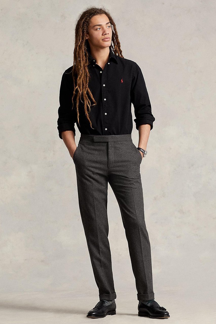 【ラルフローレン/RALPH LAUREN / MEN】の【MEN】【POLO RALPH LAUREN】カスタム フィット ブラッシュド フランネル シャツ 人気、トレンドファッション・服の通販 founy(ファニー) 　ファッション　Fashion　メンズファッション　Fashion for Men　2025年　2025　2025-2026秋冬・A/W　Autumn/Winter 2025–26 AW25–26　スタイリッシュ　Stylish, Fashionable　スリーブ　Sleeve, Long Sleeve / Short Sleeve　フィット　Fit, Slim Fit　ロング　Long, Long-Length　ワンポイント　One Point, Statement Accent　定番　Standard, Basic Item　A/W・秋冬　Autumn/Winter　other-4|ID: prp329100004644429 ipo3291000000033510389