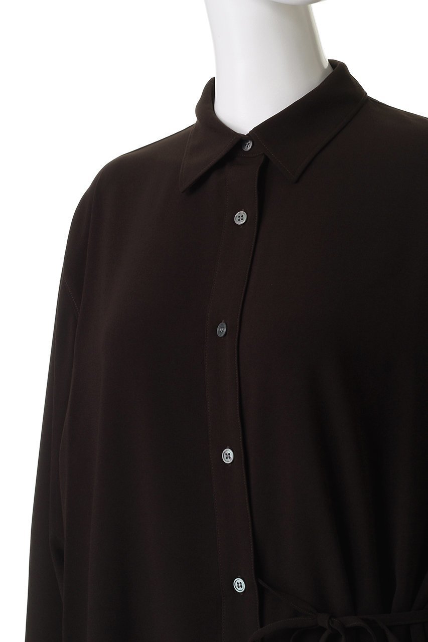 【マノフ/MANOF】のSTRING BACK LAYERED SHIRTS シャツ・ブラウス 人気、トレンドファッション・服の通販 founy(ファニー) 　ファッション　Fashion　レディースファッション　Fashion for Women　トップス・カットソー　Cut & Sew Tops　シャツ・ブラウス・オフィスカジュアル　Elegant Blouses & Button-Ups　2025年　2025　2025-2026秋冬・A/W　Autumn/Winter 2025–26 AW25–26　とろみ　Fluid, Flowy Fabric　ギャザー　Gathered, Ruffled　シンプル　Simple, Minimal　ジョーゼット　Georgette, Semi-Sheer Fabric　スリーブ　Sleeve, Long Sleeve / Short Sleeve　リボン　Ribbon, Bow　ロング　Long, Long-Length　エレガント 上品　Elegant　定番　Standard, Basic Item　A/W・秋冬　Autumn/Winter　other-5|ID: prp329100004644431 ipo3291000000033510404