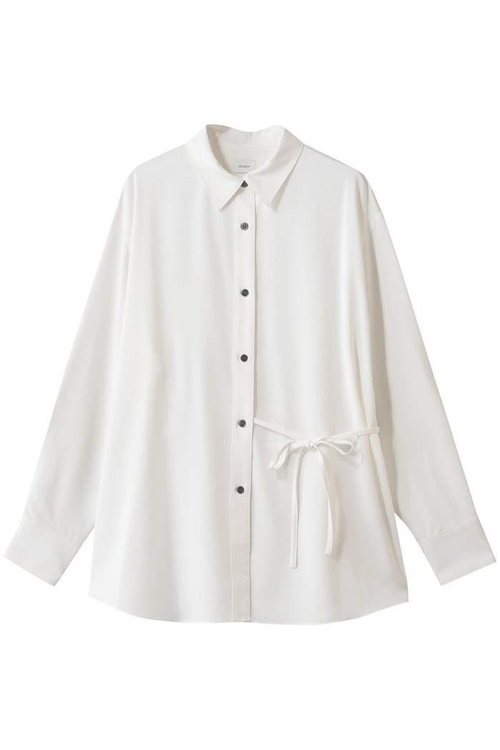 【マノフ/MANOF】のSTRING BACK LAYERED SHIRTS シャツ・ブラウス インテリア・キッズ・メンズ・レディースファッション・服の通販 founy(ファニー) https://founy.com/ ファッション Fashion レディースファッション Fashion for Women トップス・カットソー Cut & Sew Tops シャツ・ブラウス・オフィスカジュアル Elegant Blouses & Button-Ups とろみ Fluid, Flowy Fabric ギャザー Gathered, Ruffled シンプル Simple, Minimal ジョーゼット Georgette, Semi-Sheer Fabric スリーブ Sleeve, Long Sleeve / Short Sleeve リボン Ribbon, Bow ロング Long, Long-Length エレガント 上品 Elegant 定番 Standard, Basic Item |ID: prp329100004644431 ipo3291000000035377665