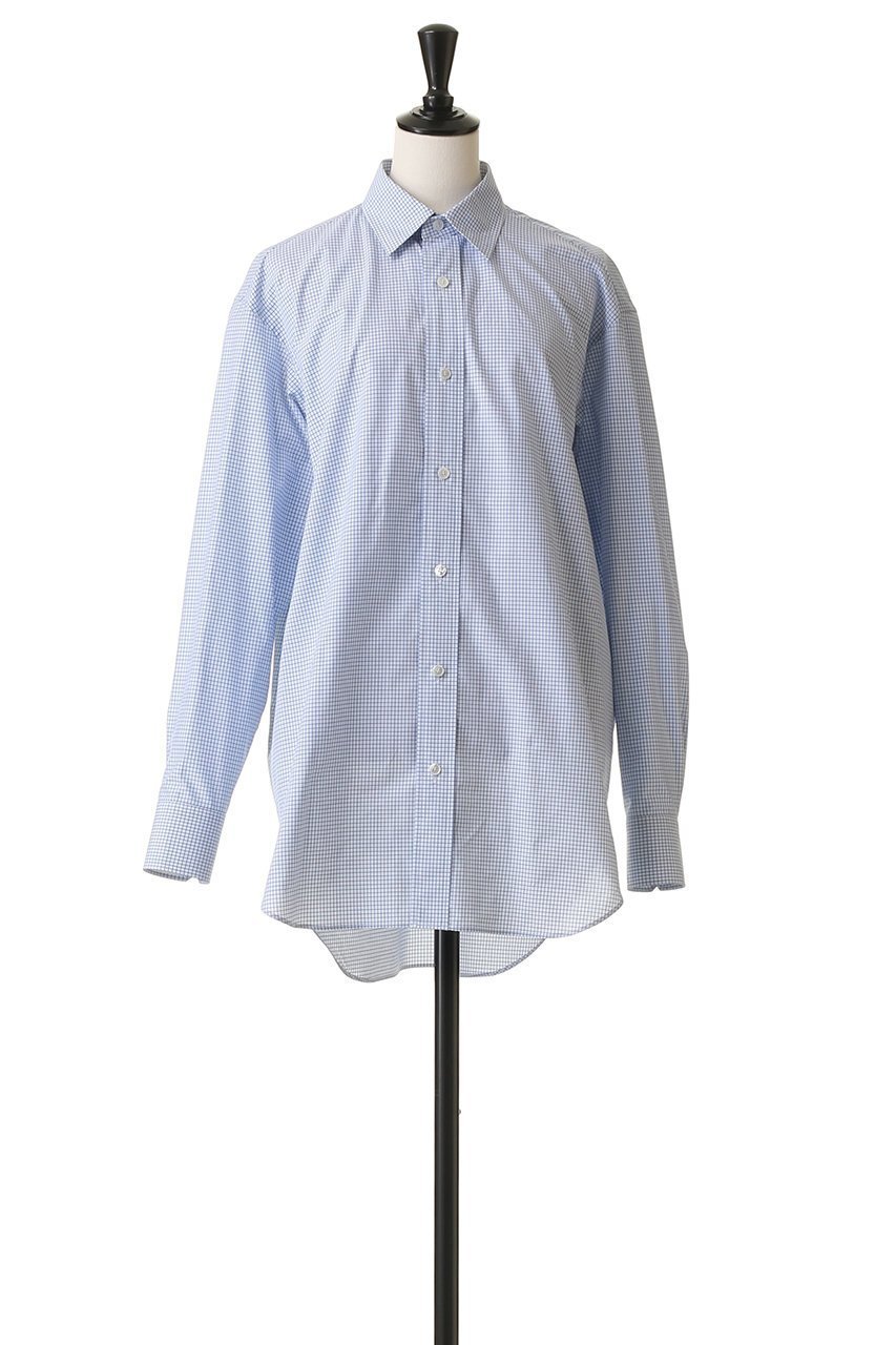 【ブラミンク/BLAMINK】のチェックレギュラーシャツ 人気、トレンドファッション・服の通販 founy(ファニー) 　ファッション　Fashion　レディースファッション　Fashion for Women　トップス・カットソー　Cut & Sew Tops　シャツ・ブラウス・オフィスカジュアル　Elegant Blouses & Button-Ups　スリーブ　Sleeve, Long Sleeve / Short Sleeve　チェック　Check, Plaid, Tartan　トレンド　Trend, Trending Now　ベスト　Vest, Waistcoat　ロング　Long, Long-Length　other-2|ID: prp329100004644433 ipo3291000000035966594