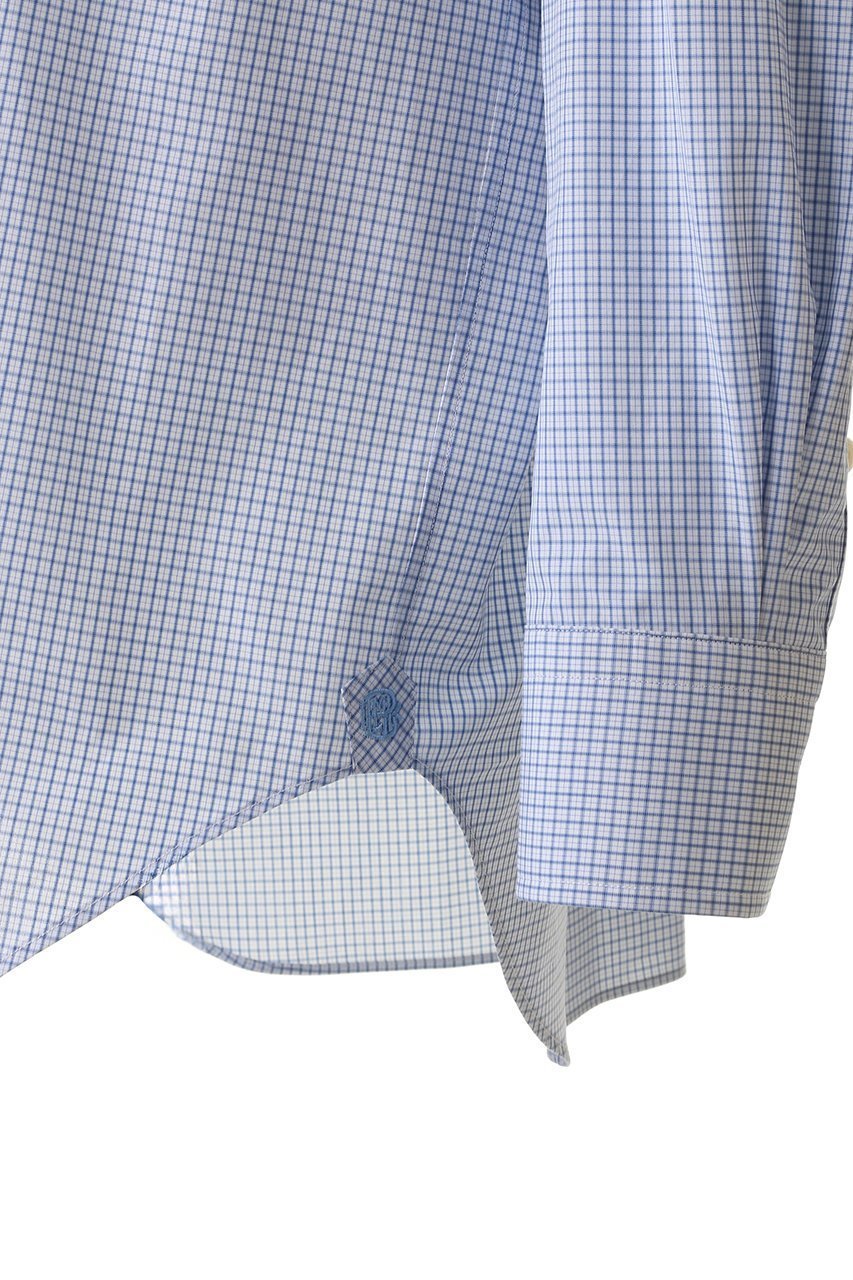 【ブラミンク/BLAMINK】のチェックレギュラーシャツ 人気、トレンドファッション・服の通販 founy(ファニー) 　ファッション　Fashion　レディースファッション　Fashion for Women　トップス・カットソー　Cut & Sew Tops　シャツ・ブラウス・オフィスカジュアル　Elegant Blouses & Button-Ups　スリーブ　Sleeve, Long Sleeve / Short Sleeve　チェック　Check, Plaid, Tartan　トレンド　Trend, Trending Now　ベスト　Vest, Waistcoat　ロング　Long, Long-Length　other-6|ID: prp329100004644433 ipo3291000000035966600