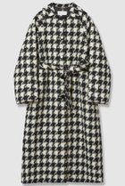 【アルアバイル/allureville】の【LOULOU WILLOUGHBY】ロービング千鳥ロングコート ホワイト系|ID: prp329100004644443 ipo3291000000035861124