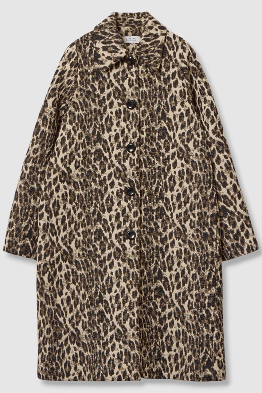 【アルアバイル/allureville】の【LOULOU WILLOUGHBY】ARGENTIレオパードジャガードコート 人気、トレンドファッション・服の通販 founy(ファニー) 　ファッション　Fashion　レディースファッション　Fashion for Women　アウター　Coat / Outerwear Collection　コート・ロングコート・ピーコート　Long Coats, Peacoats & More　イタリア　Italy　クラシック　Classic, Timeless Style　ジャカード／ジャガード　Jacquard, Woven Pattern　パターン　Pattern, Design Print　ヒョウ　Leopard, Animal Print　ロング　Long, Long-Length　エレガント 上品　Elegant　 other-1|ID: prp329100004644444 ipo3291000000035966635