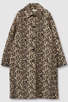 【アルアバイル/allureville】の【LOULOU WILLOUGHBY】ARGENTIレオパードジャガードコート ベージュ2|ID: prp329100004644444 ipo3291000000035966637