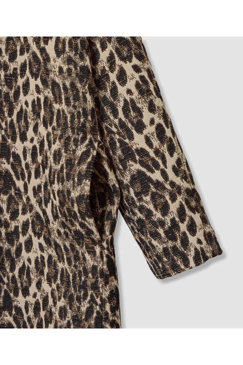 【アルアバイル/allureville】の【LOULOU WILLOUGHBY】ARGENTIレオパードジャガードコート 人気、トレンドファッション・服の通販 founy(ファニー) 　ファッション　Fashion　レディースファッション　Fashion for Women　アウター　Coat / Outerwear Collection　コート・ロングコート・ピーコート　Long Coats, Peacoats & More　イタリア　Italy　クラシック　Classic, Timeless Style　ジャカード／ジャガード　Jacquard, Woven Pattern　パターン　Pattern, Design Print　ヒョウ　Leopard, Animal Print　ロング　Long, Long-Length　エレガント 上品　Elegant　other-4|ID: prp329100004644444 ipo3291000000035966643