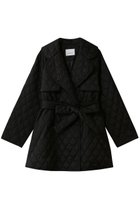 【アナイ/ANAYI】のキルティングテーラードロストコート 人気、トレンドファッション・服の通販 founy(ファニー) ファッション Fashion レディースファッション Fashion for Women アウター Coat / Outerwear Collection コート・ロングコート・ピーコート Long Coats, Peacoats & More キルティング Quilted, Quilting キルト Quilt, Quilted Fabric サテン Satin, Glossy Fabric シェイプ Shape, Slim Fit ショート Short, Short Length ダブル Double, Double-Breasted ドット Polka Dot, Dot Pattern フラップ Flap, Flap Pocket フロント Front, Front Design 防寒 Cold Protection, Winter-Ready モダン Modern, Contemporary モチーフ Motif, Design Theme リボン Ribbon, Bow リラックス Relax, Relaxed Fit thumbnail ブラック|ID: prp329100004644449 ipo3291000000034836227