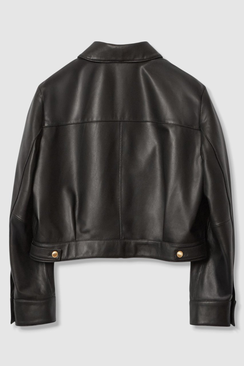 【アナイ/ANAYI】のラムレザーステンカラー ジャケット 人気、トレンドファッション・服の通販 founy(ファニー) 　ファッション　Fashion　レディースファッション　Fashion for Women　アウター　Coat / Outerwear Collection　レディースジャケット・軽アウター　Jackets　なめらか　Smooth, Silky Texture　シンプル　Simple, Minimal　ジャケット　Jacket, Outerwear　デニム　Denim, Jeans Material　ブルゾン　Blouson, Bomber Jacket　ポケット　Pocket, Pocket Detail　エレガント 上品　Elegant　other-2|ID: prp329100004644452 ipo3291000000036064174