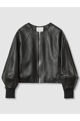 【アナイ/ANAYI】 ラムレザードルマンブルゾン人気、トレンドファッション・服の通販 founy(ファニー) ファッション Fashion レディースファッション Fashion for Women アウター Coat / Outerwear Collection レディースジャケット・軽アウター Jackets ブルゾンジャケット・スポーティアウター Blouson Jackets 2025年 2025 2025-2026秋冬・A/W Autumn/Winter 2025–26 AW25–26 なめらか Smooth, Silky Texture シンプル Simple, Minimal ジャケット Jacket, Outerwear ブルゾン Blouson, Bomber Jacket A/W・秋冬 Autumn/Winter |ID:prp329100004644454