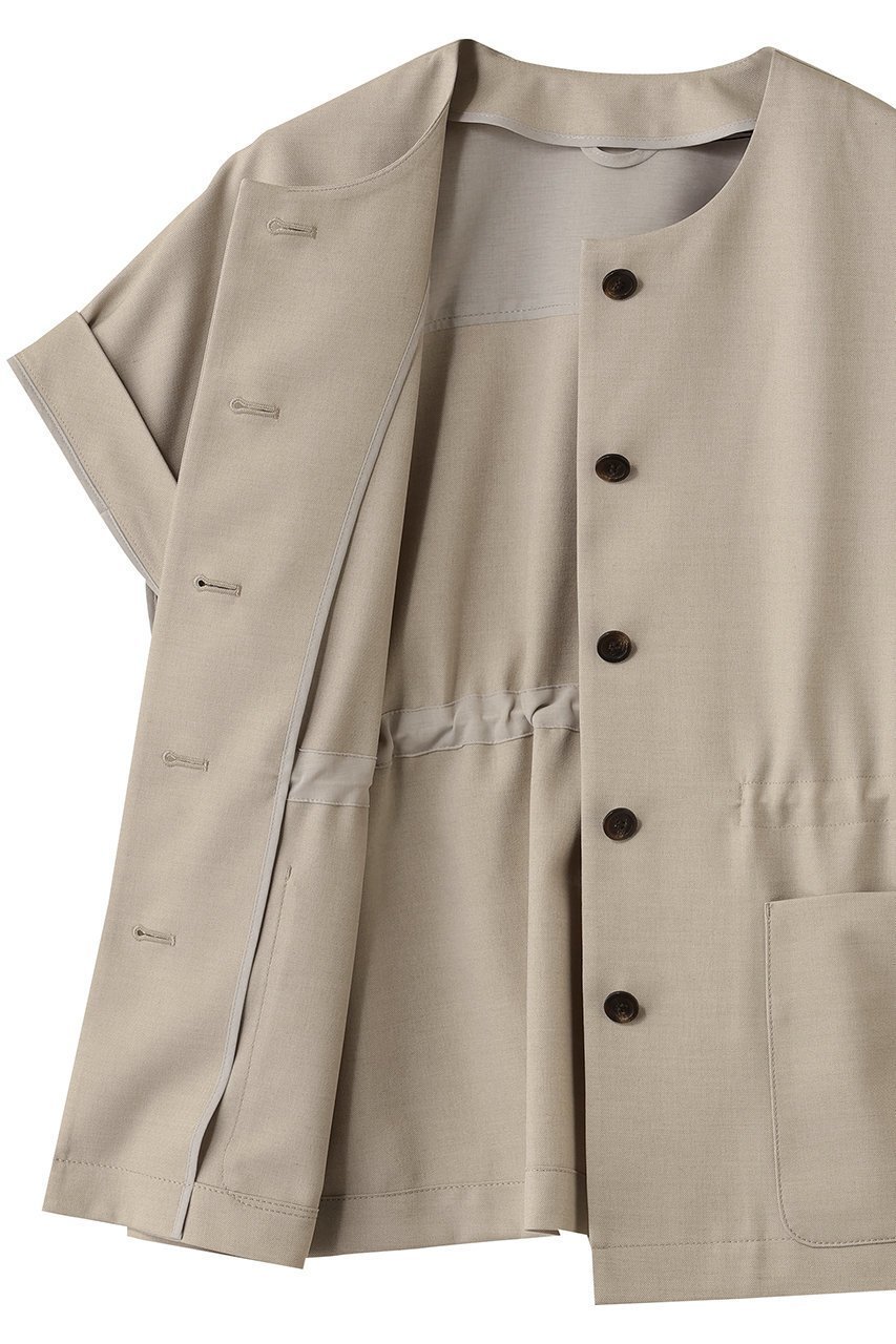 【アナイ/ANAYI】のドライツイル5ブソデジャケット 人気、トレンドファッション・服の通販 founy(ファニー) 　ファッション　Fashion　レディースファッション　Fashion for Women　アウター　Coat / Outerwear Collection　レディースジャケット・軽アウター　Jackets　2025年　2025　2025-2026秋冬・A/W　Autumn/Winter 2025–26 AW25–26　ジャケット　Jacket, Outerwear　ドローストリング　Drawstring, Pull Cord　A/W・秋冬　Autumn/Winter　other-6|ID: prp329100004644456 ipo3291000000033510604