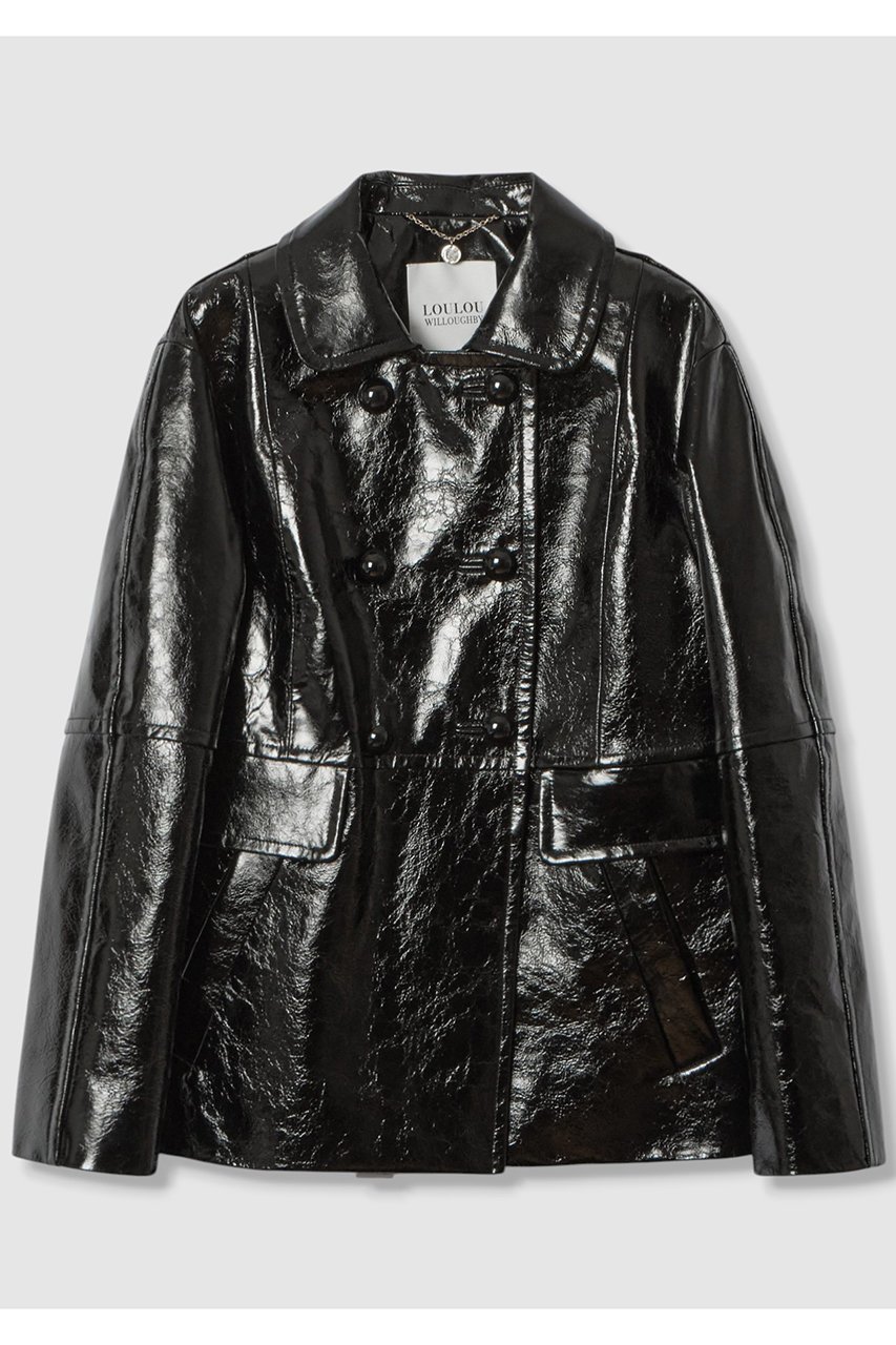 【アルアバイル/allureville】の【LOULOU WILLOUGHBY】クラッシュエナメルレザーブルゾン 人気、トレンドファッション・服の通販 founy(ファニー) 　ファッション　Fashion　レディースファッション　Fashion for Women　アウター　Coat / Outerwear Collection　レディースジャケット・軽アウター　Jackets　ブルゾンジャケット・スポーティアウター　Blouson Jackets　2025年　2025　2025-2026秋冬・A/W　Autumn/Winter 2025–26 AW25–26　エナメル　Patent Leather　クラッシュ　Distressed, Crashed Style　ジャケット　Jacket, Outerwear　ブルゾン　Blouson, Bomber Jacket　ポケット　Pocket, Pocket Detail　今季　This Season, Current Season　A/W・秋冬　Autumn/Winter　 other-1|ID: prp329100004644457 ipo3291000000033510607