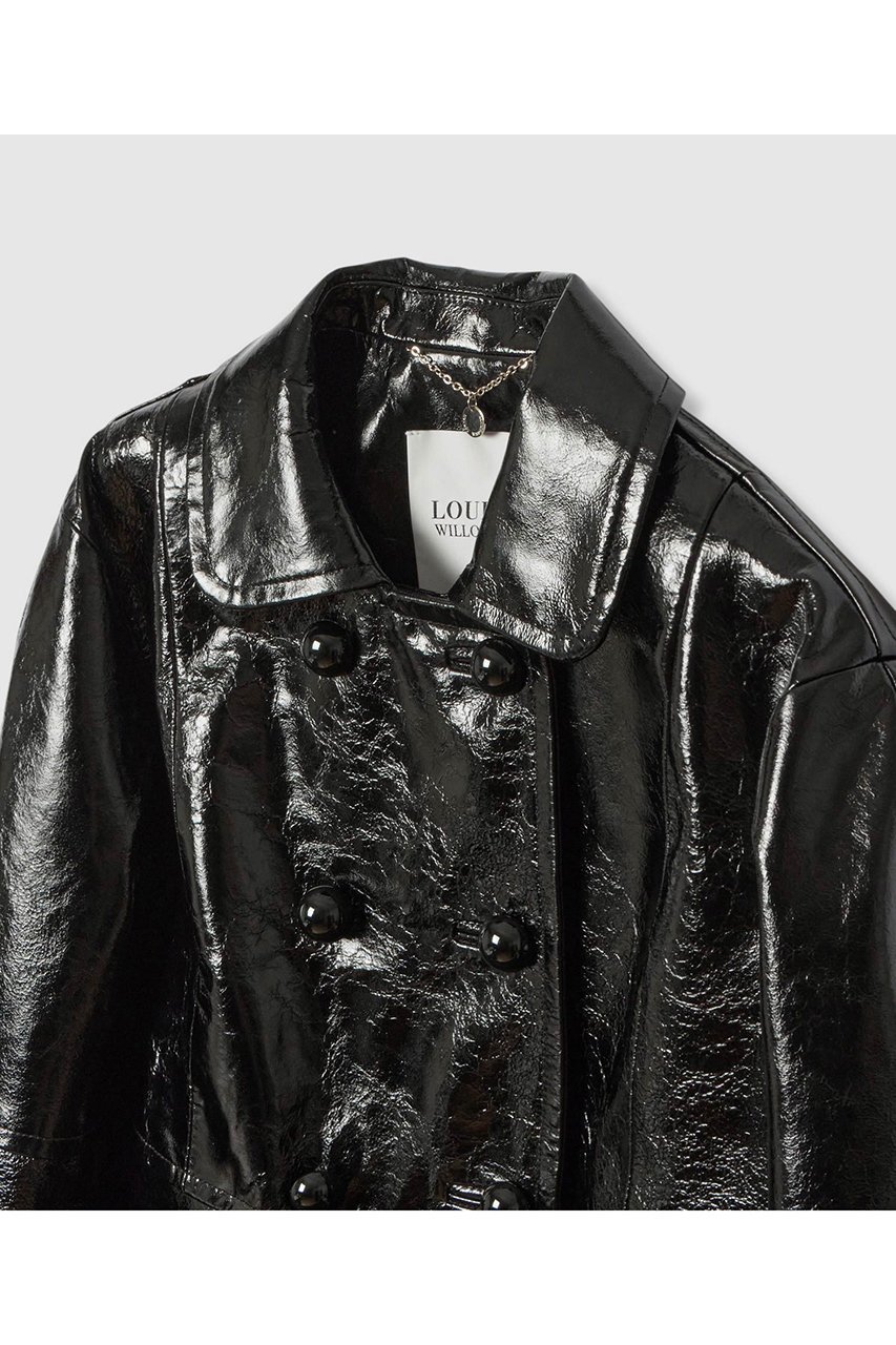 【アルアバイル/allureville】の【LOULOU WILLOUGHBY】クラッシュエナメルレザーブルゾン 人気、トレンドファッション・服の通販 founy(ファニー) 　ファッション　Fashion　レディースファッション　Fashion for Women　アウター　Coat / Outerwear Collection　レディースジャケット・軽アウター　Jackets　ブルゾンジャケット・スポーティアウター　Blouson Jackets　2025年　2025　2025-2026秋冬・A/W　Autumn/Winter 2025–26 AW25–26　エナメル　Patent Leather　クラッシュ　Distressed, Crashed Style　ジャケット　Jacket, Outerwear　ブルゾン　Blouson, Bomber Jacket　ポケット　Pocket, Pocket Detail　今季　This Season, Current Season　A/W・秋冬　Autumn/Winter　other-3|ID: prp329100004644457 ipo3291000000033510613