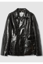 【アルアバイル/allureville】の【LOULOU WILLOUGHBY】クラッシュエナメルレザーブルゾン ブラック|ID: prp329100004644457 ipo3291000000035966694