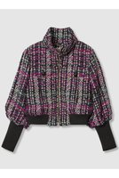 【アルアバイル/allureville】の【LOULOU WILLOUGHBY】CLARENSONツイードブルゾン 人気、トレンドファッション・服の通販 founy(ファニー) ファッション Fashion レディースファッション Fashion for Women アウター Coat / Outerwear Collection レディースジャケット・軽アウター Jackets ブルゾンジャケット・スポーティアウター Blouson Jackets 2025年 2025 2025-2026秋冬・A/W Autumn/Winter 2025–26 AW25–26 コレクション Collection, Seasonal Line ショート Short, Short Length ジャケット Jacket, Outerwear ツイード Twill, Twill Weave トレンド Trend, Trending Now パープル Purple, Violet ファブリック Fabric, Textile フランス France, French フロント Front, Front Design ブルゾン Blouson, Bomber Jacket ポケット Pocket, Pocket Detail 今季 This Season, Current Season A/W・秋冬 Autumn/Winter |ID:prp329100004644458