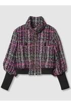 【アルアバイル/allureville】の【LOULOU WILLOUGHBY】CLARENSONツイードブルゾン 人気、トレンドファッション・服の通販 founy(ファニー) ファッション Fashion レディースファッション Fashion for Women アウター Coat / Outerwear Collection レディースジャケット・軽アウター Jackets ブルゾンジャケット・スポーティアウター Blouson Jackets 2025年 2025 2025-2026秋冬・A/W Autumn/Winter 2025–26 AW25–26 コレクション Collection, Seasonal Line ショート Short, Short Length ジャケット Jacket, Outerwear ツイード Twill, Twill Weave トレンド Trend, Trending Now パープル Purple, Violet ファブリック Fabric, Textile フランス France, French フロント Front, Front Design ブルゾン Blouson, Bomber Jacket ポケット Pocket, Pocket Detail 今季 This Season, Current Season A/W・秋冬 Autumn/Winter thumbnail パープル系|ID: prp329100004644458 ipo3291000000033510624