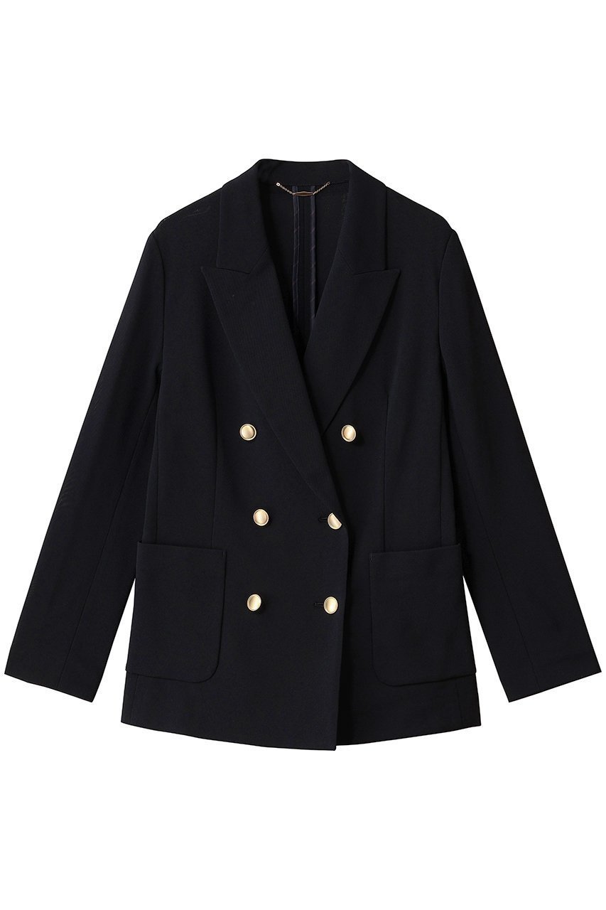 【アルアバイル/allureville】のレノクロスダブルブレストジャケット インテリア・キッズ・メンズ・レディースファッション・服の通販 founy(ファニー) ファッション Fashion レディースファッション Fashion for Women アウター Coat / Outerwear Collection レディースジャケット・軽アウター Jackets シンプル Simple, Minimal ジャケット Jacket, Outerwear ダブル Double, Double-Breasted ネイビー|ID: prp329100004644459 ipo3291000000036532644